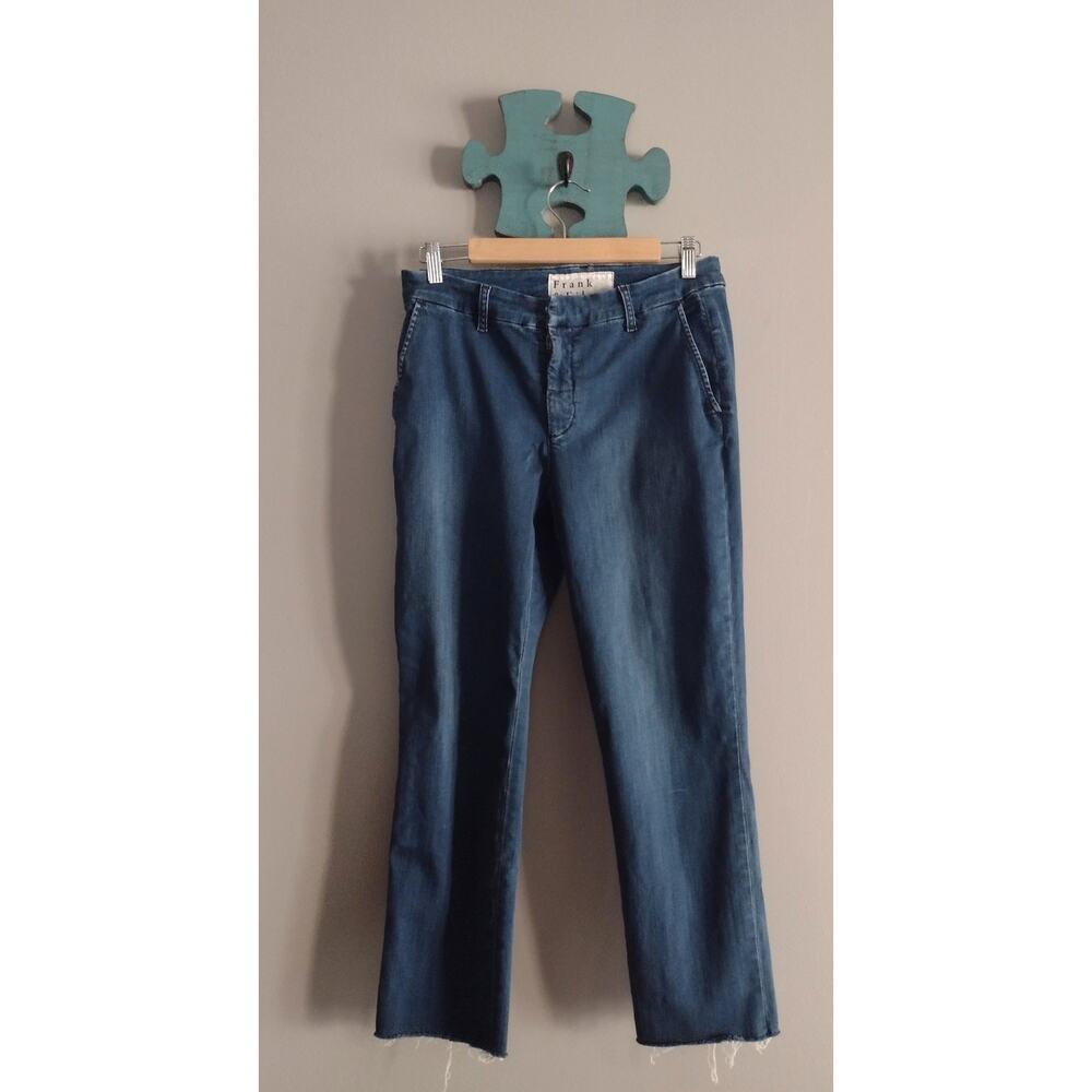 Frank & Eileen Jeans WICKLOW Denim Jean Pants Size 10 Raw Hem
